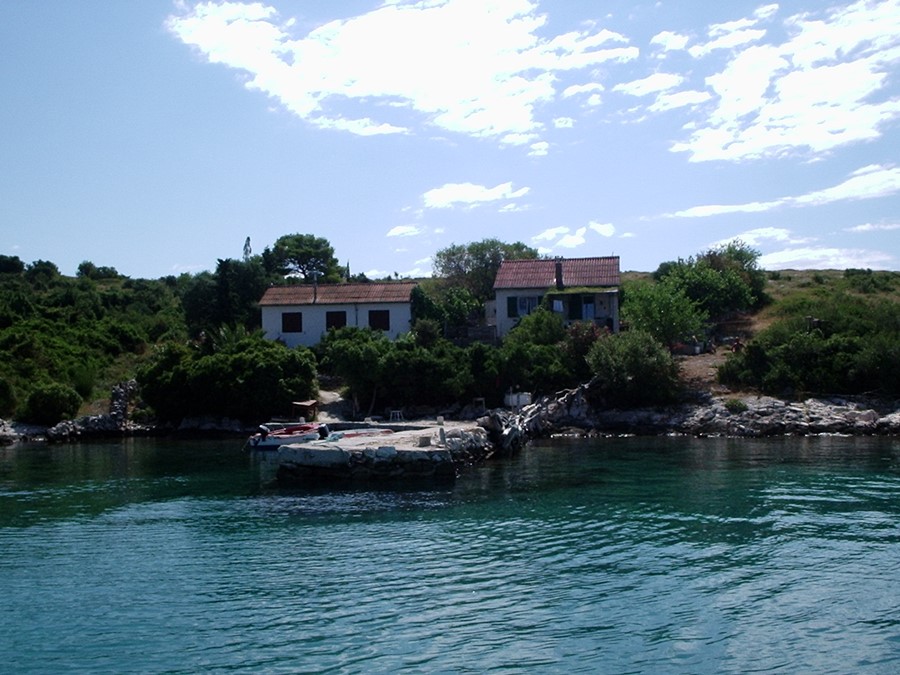 Robinson Haus auf der Insel Zut