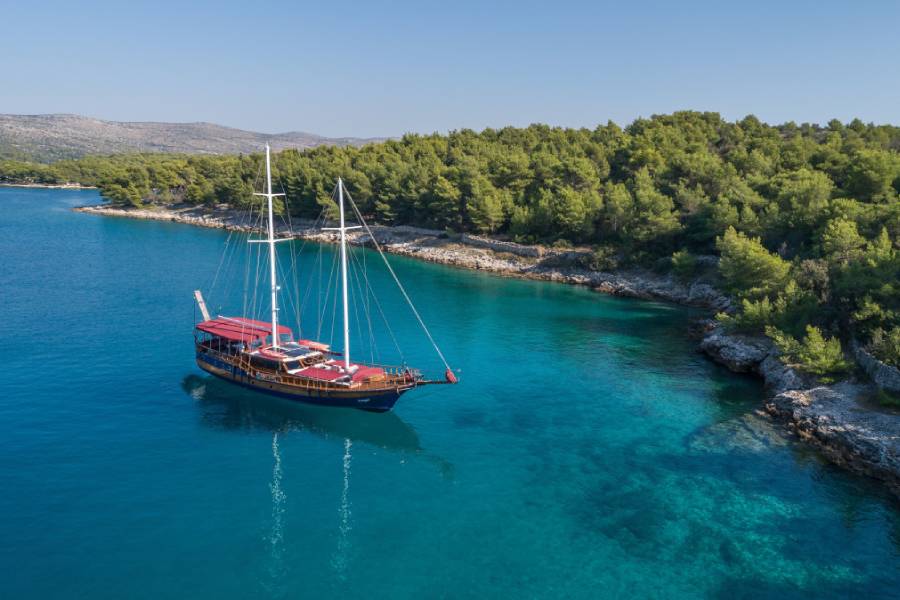 Vollcharter Kreuzfahrt mit Gulet Tango