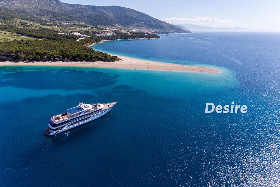 Inselhüpfen Deluxe Superior Yacht Kreuzfahrt ab Split bis Dubrovnik mit MY Desire*****