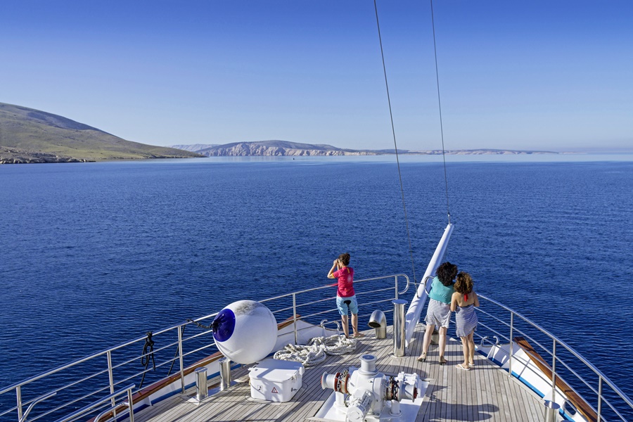 Baderoute Kreuzfahrt ab Rijeka mit einem kleinen Schiff MS Aria****