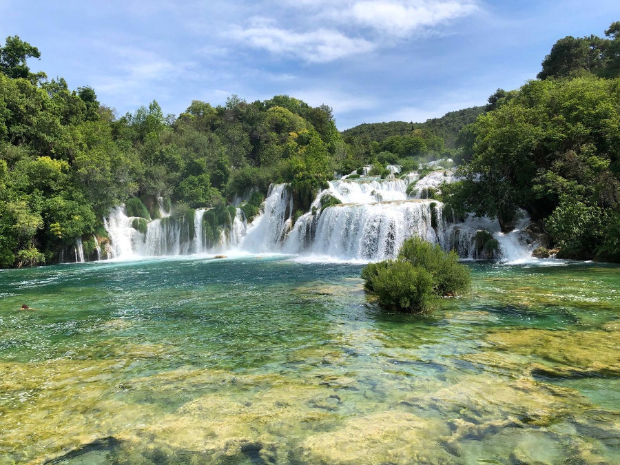 Radfahren durch Kroatiens Nationalparks