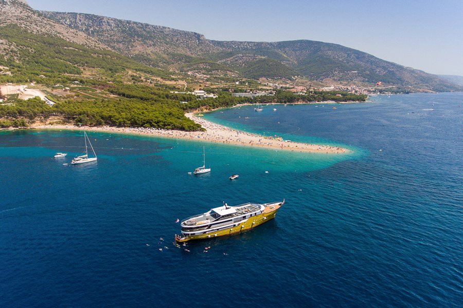 Inselhüpfen Deluxe Yacht Kreuzfahrt Split-Dubrovnik mit MY Arca*****