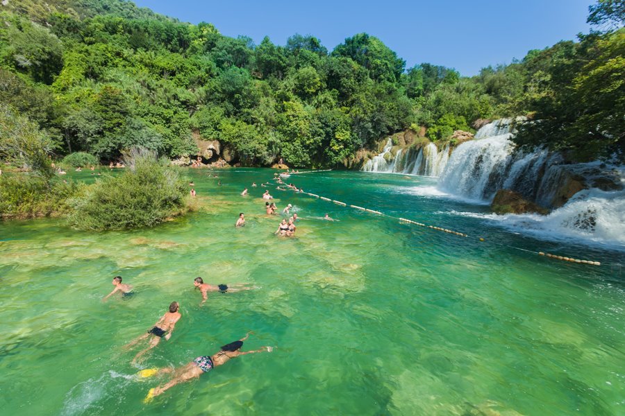 Krka Wasserfälle Aktivtour